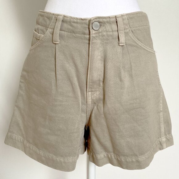 ✨ NWOT Soft Khaki High-Rise Denim Shorts ✨ Banana Republic - Picture 3 of 8